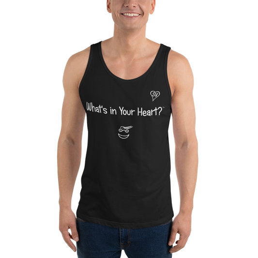 Black Men's "Hearts Aloft" Tank Top