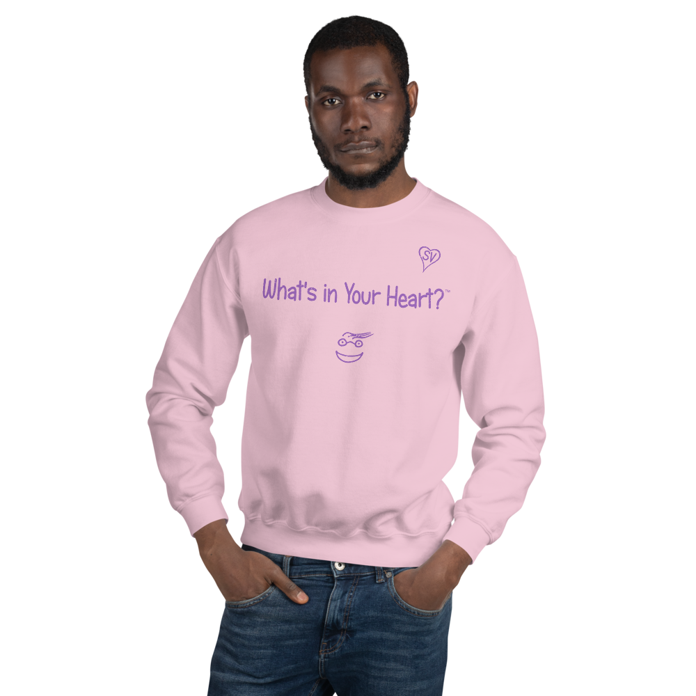 Pink "Hearts Aloft" Unisex Sweatshirt