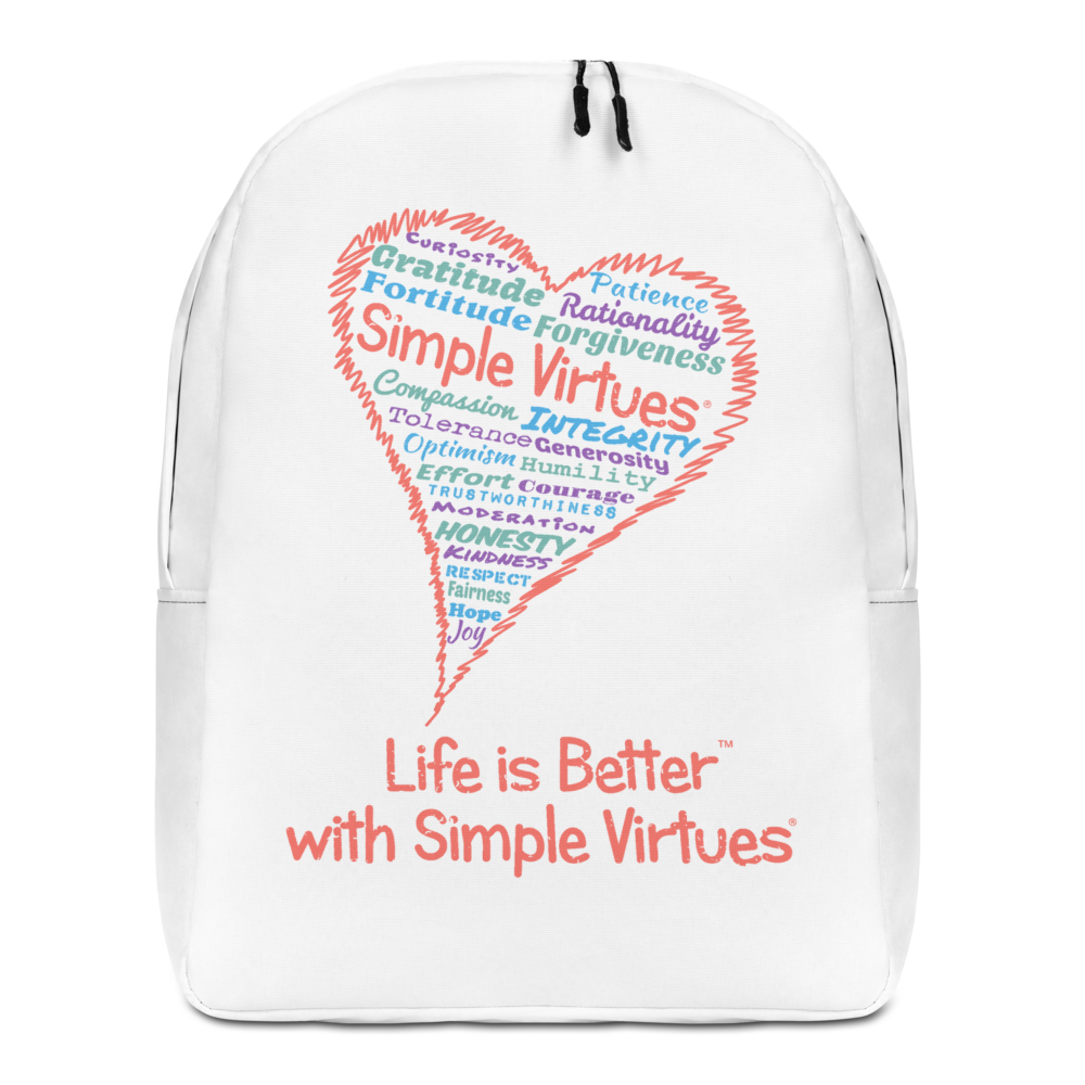 "Heart Full of Virtues" Backpack