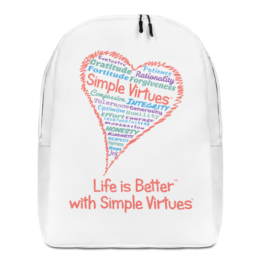 "Heart Full of Virtues" Backpack