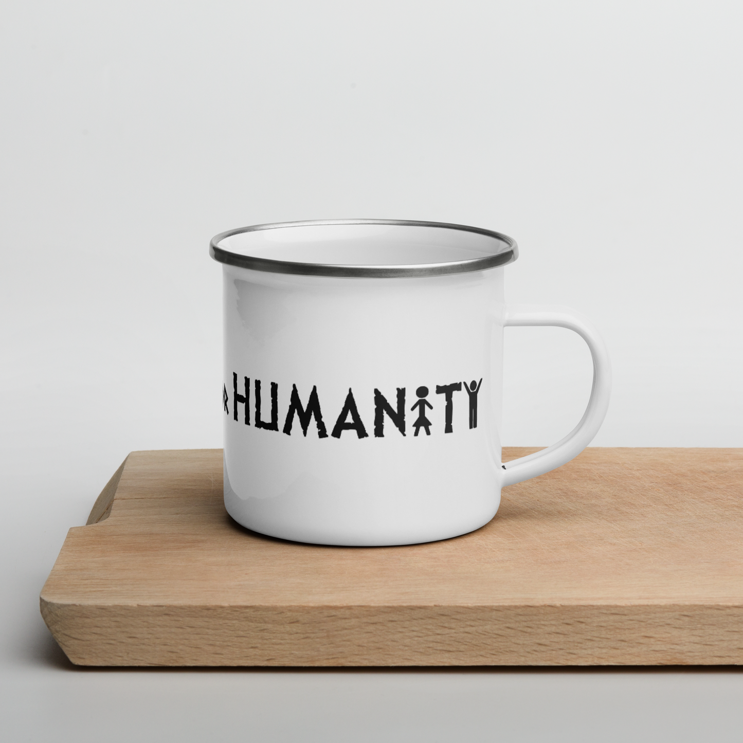 Tenets for Humanity Enamel Mug