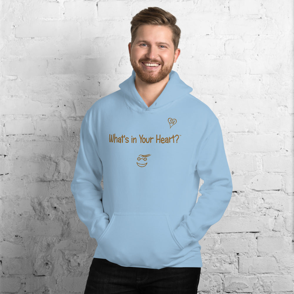 Light Blue Men's "Hearts Aloft" Unisex Hoodie