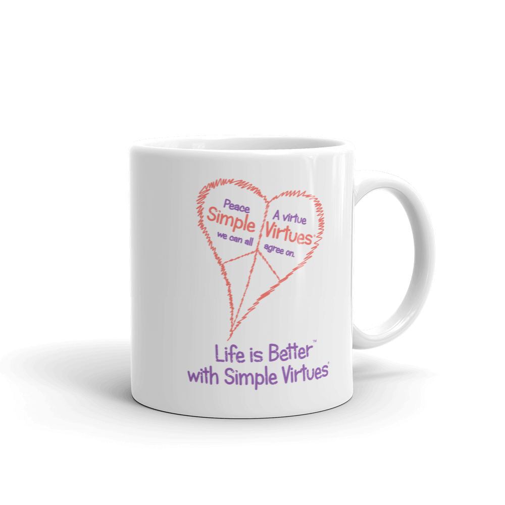 "Peace Heart" Coffee mug