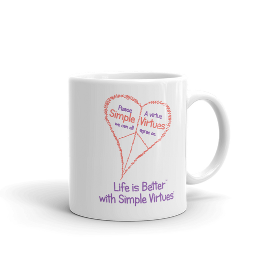 "Peace Heart" Coffee mug